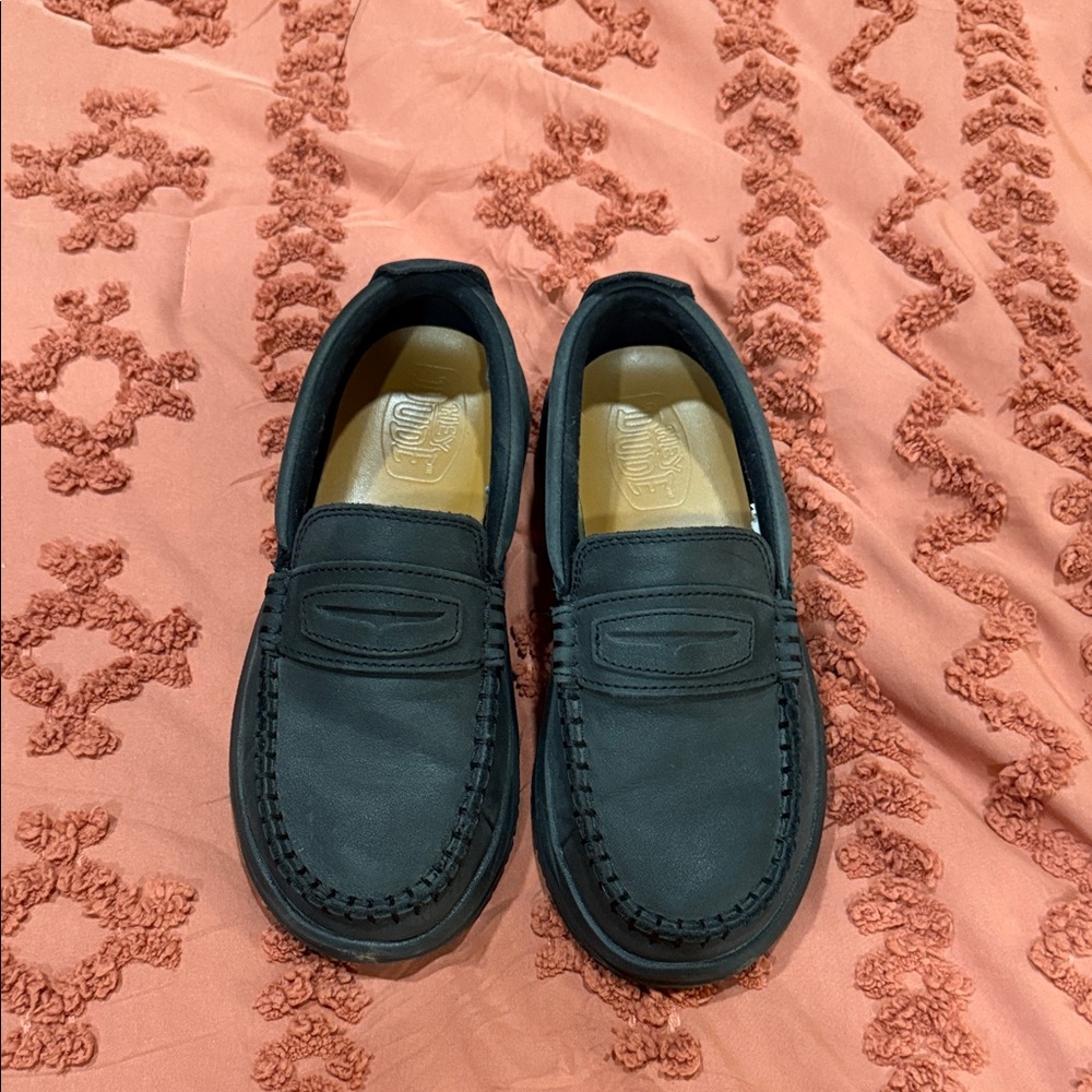 Black Women's Slip-On Moccasin Loafers